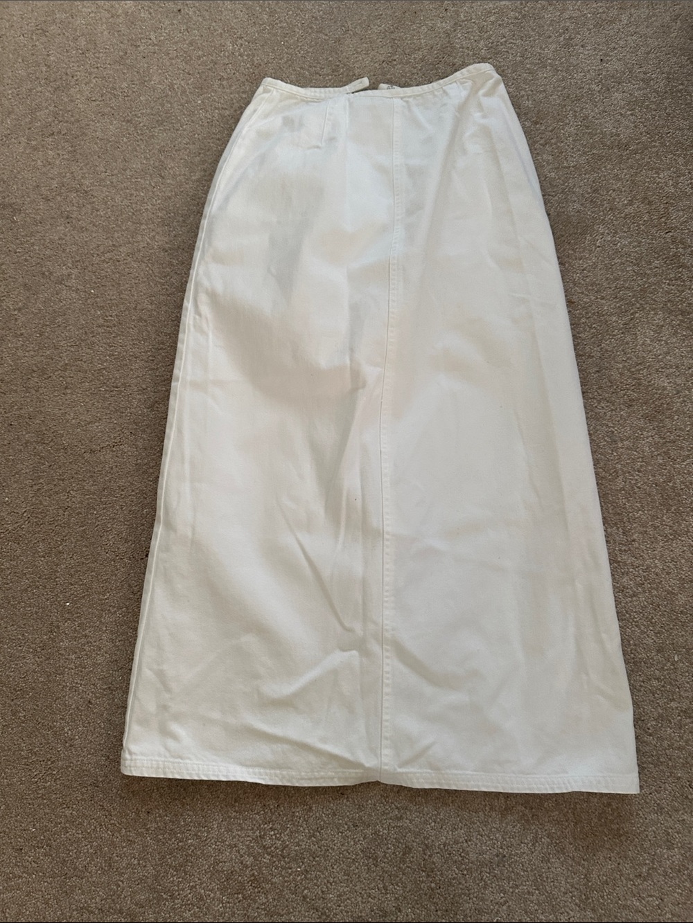 GAP White Maxi A-Line Skirt